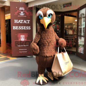 Brown Haast S Eagle maskot...