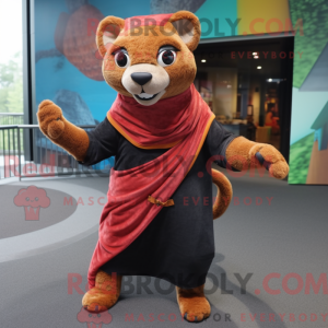 Jaguarundi mascot costume...