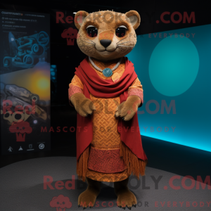 Jaguarundi maskot kostume...