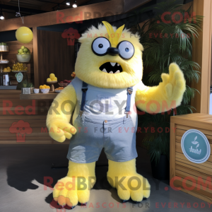 Costume de mascotte de yéti...