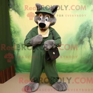 Máscara Olive Wolf com...