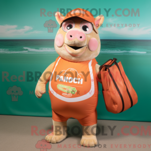 Postava maskota Peach...