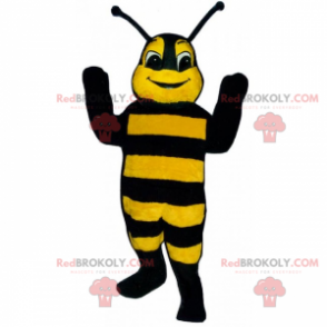Yellow and black bee mascot - Redbrokoly.com