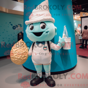 Disfraz de mascota Cyan Ice...