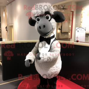Sølv Merino Sau maskot...