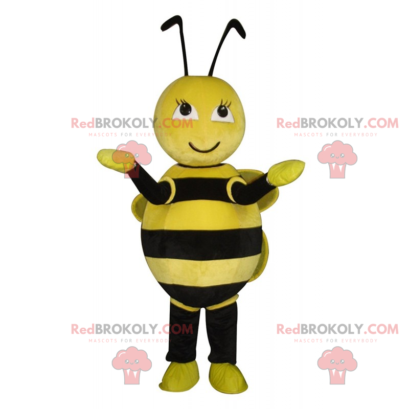 Rund bi-maskot - Redbrokoly.com