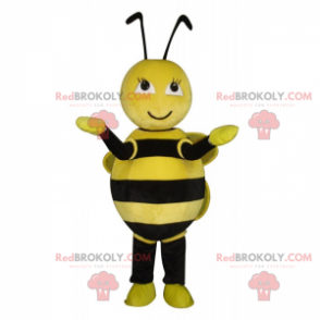 Mascotte d'abeille ronde - Redbrokoly.com