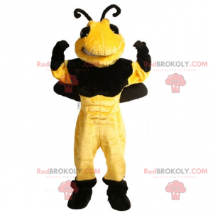 Mascote de abelha sem arranhão - Redbrokoly.com
