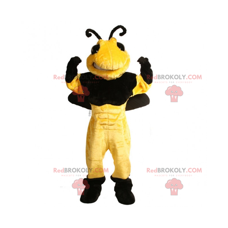 Bee mascot without scratch - Redbrokoly.com