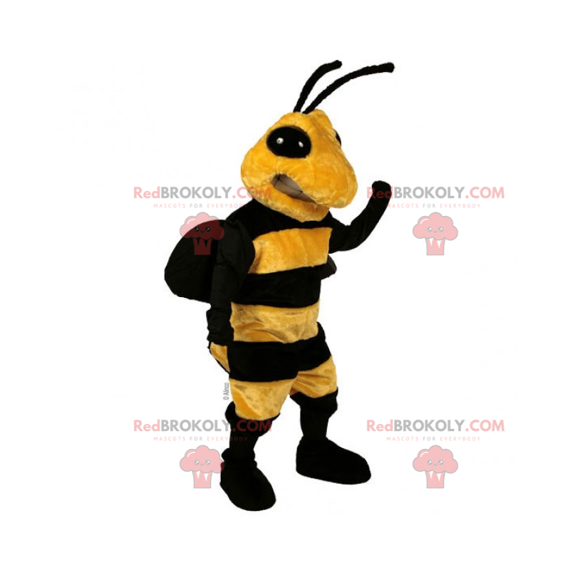 Mascote de abelha doce - Redbrokoly.com