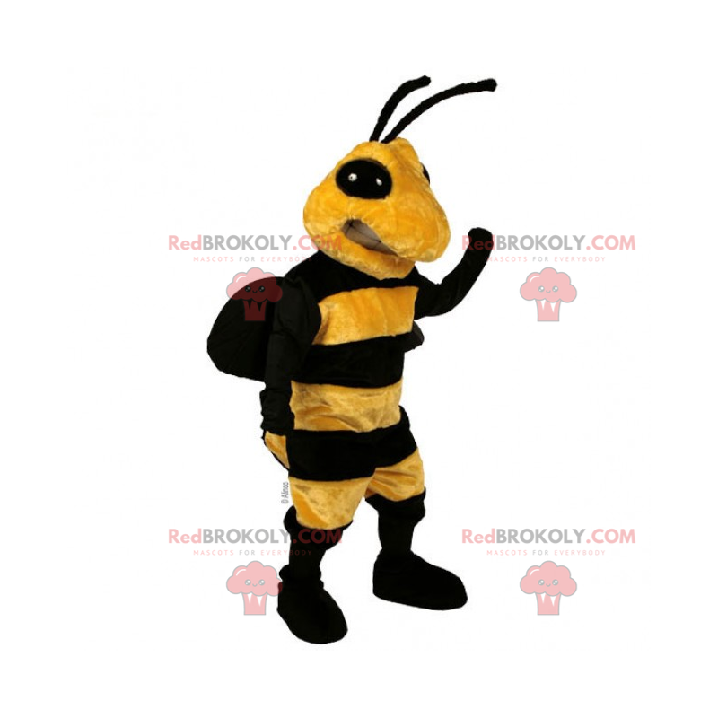 Søt bie maskot - Redbrokoly.com