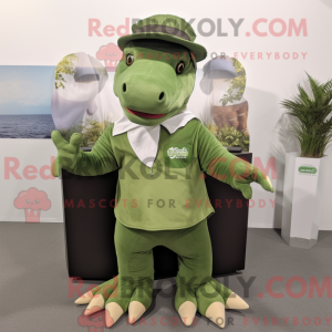 Oliven Iguanodon máscara de...