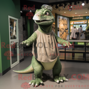 Oliven Iguanodon máscara de...