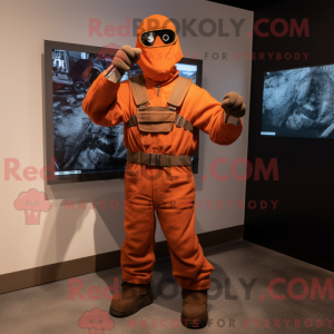Rust Gi Joe mascot costume...