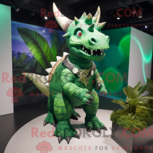 Grön Triceratops...