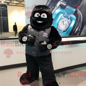 Black Ice-mascottekostuum...