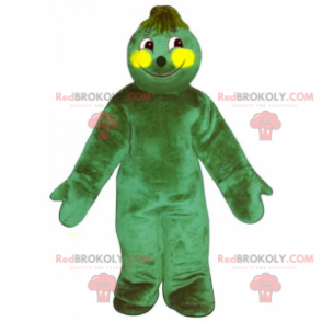 Mascota adorable hombre verde - Redbrokoly.com