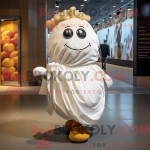 Hvid kartoffel maskot...