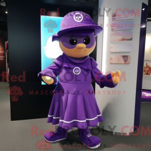 Maskotdraktfigur Purple...