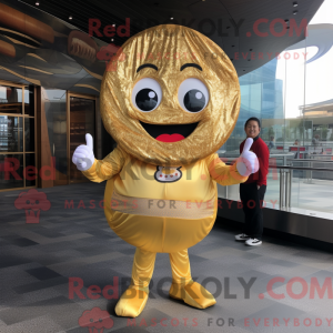 Gold Donut maskot...