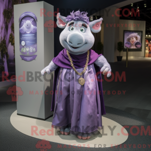Lavender Sow Maskottchen...