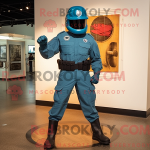 Teal Gi Joe máscara de...
