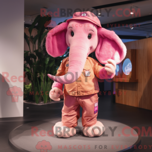 Maskottchenkostüm Rosa...
