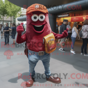 Maroon Currywurst...