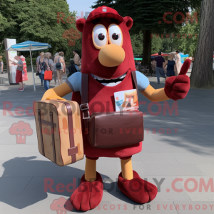 Disfraz de mascota Maroon...