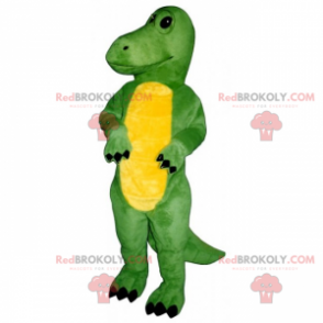 Adorable yellow belly dino mascot - Redbrokoly.com