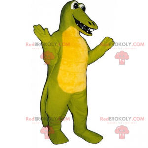 Adorabile mascotte dino sorridente - Redbrokoly.com