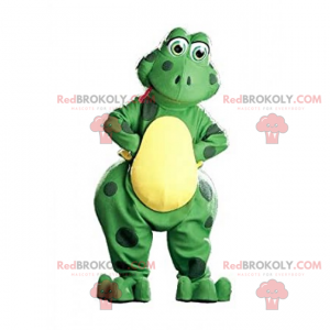 Mascotte d'adorable grenouille souriante - Redbrokoly.com