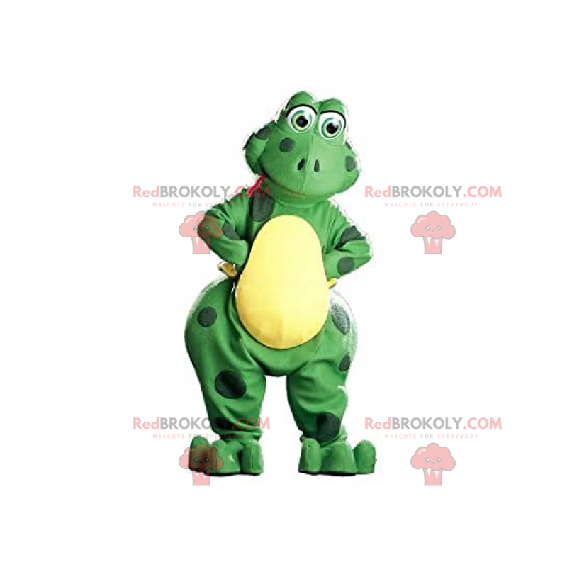 Adorável mascote de sapo sorridente - Redbrokoly.com