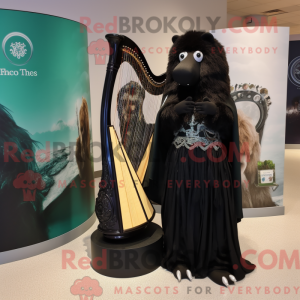 Sort Celtic Harpe maskot...