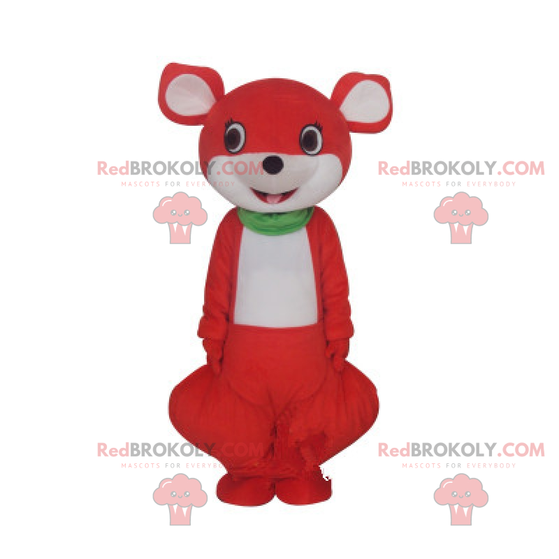 Adorabile mascotte canguro dalla testa tonda - Redbrokoly.com