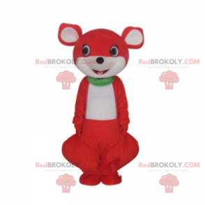 Mascotte d'adorable kangourou a tète ronde - Redbrokoly.com