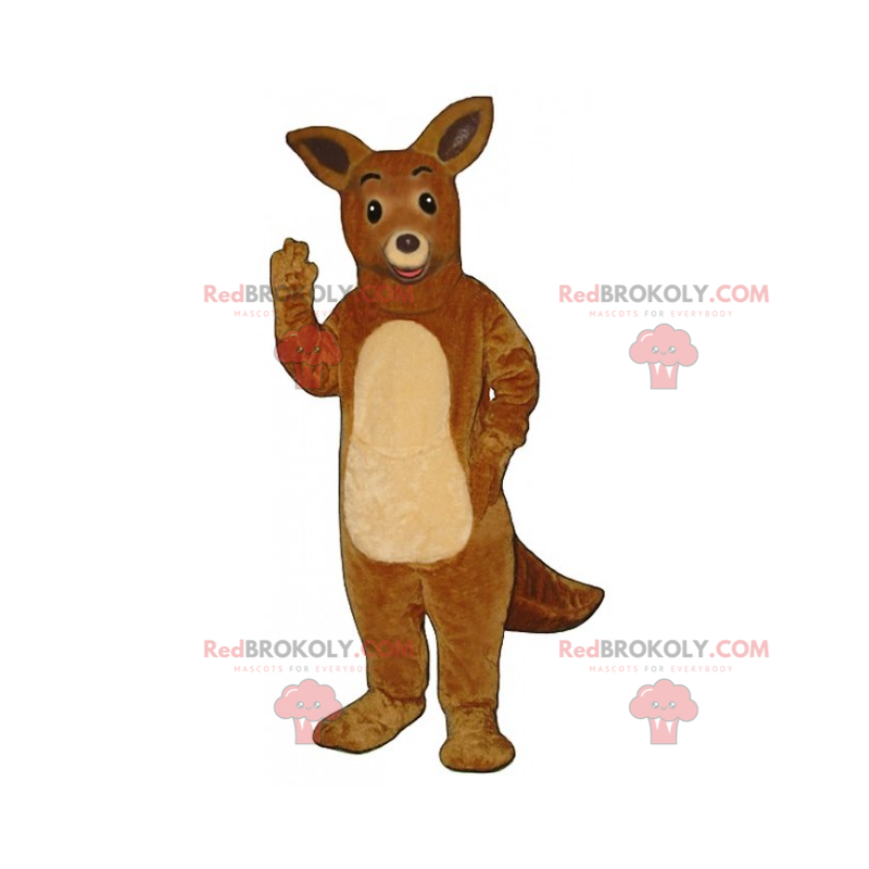 Adorable Australian Kangaroo Mascot - Redbrokoly.com