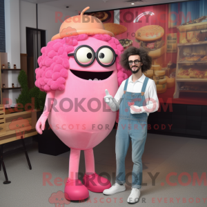 Pink Burgers Maskottchen...