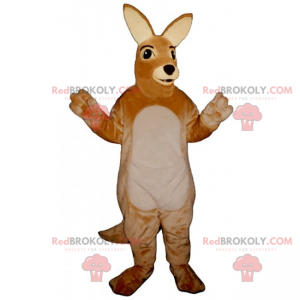 Adorável mascote canguru doce - Redbrokoly.com