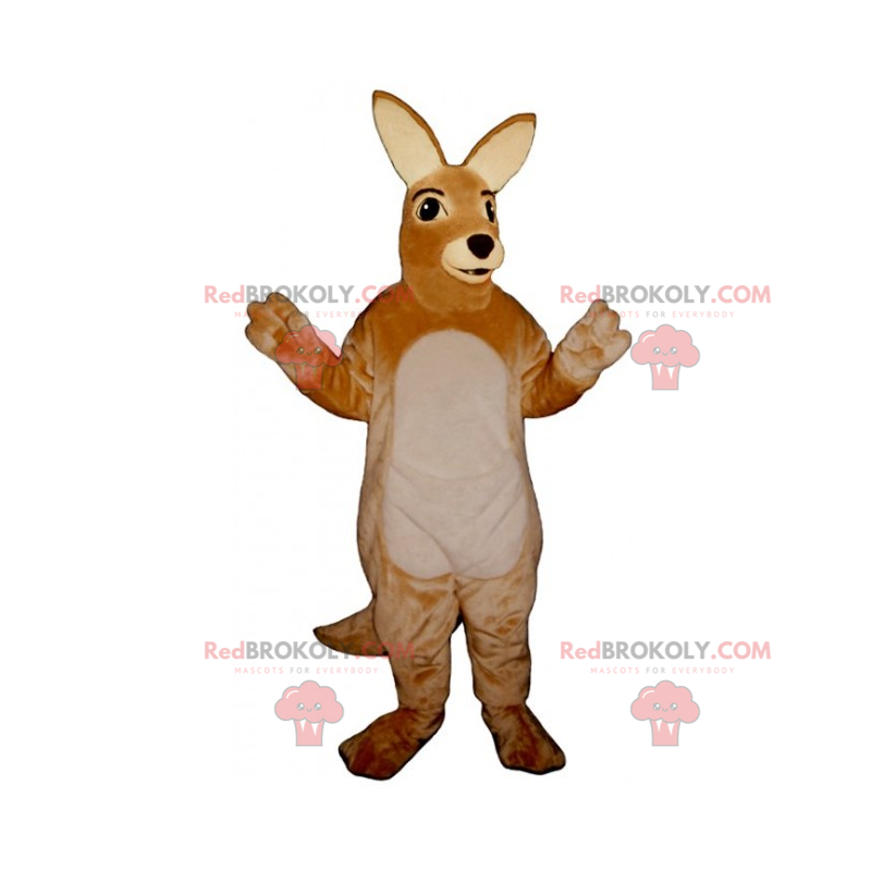 Roztomilý roztomilý klokan maskot - Redbrokoly.com