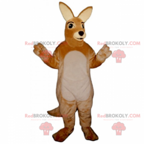 Schattige zoete kangoeroe-mascotte - Redbrokoly.com