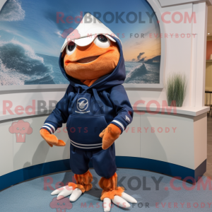 Navy Crab-maskotdraktfigur...