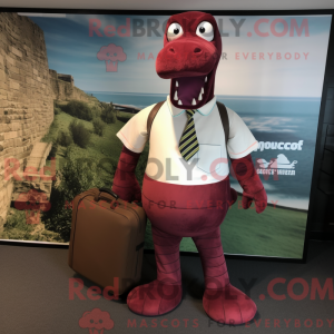 Maroon Loch Ness Monster...