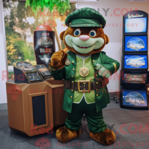 Olive Leprechaun mascot...