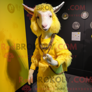 Lemon Yellow Angora Goat...