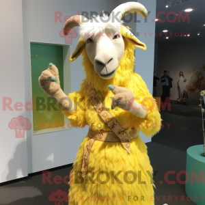 Disfraz de mascota de cabra...