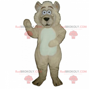 Schattige wolf mascotte - Redbrokoly.com