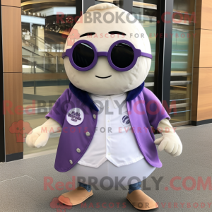 Lavender østers maskot...