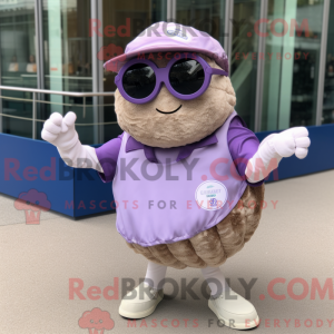 Lavender østers maskot...