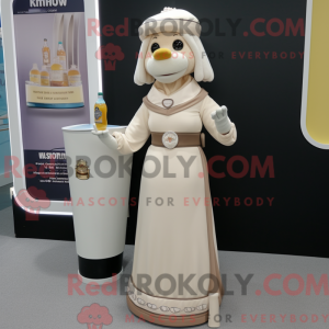 Champagne maskot kostume...